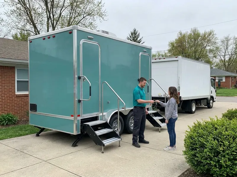 Luxury Restroom Trailers in Dayton, OH